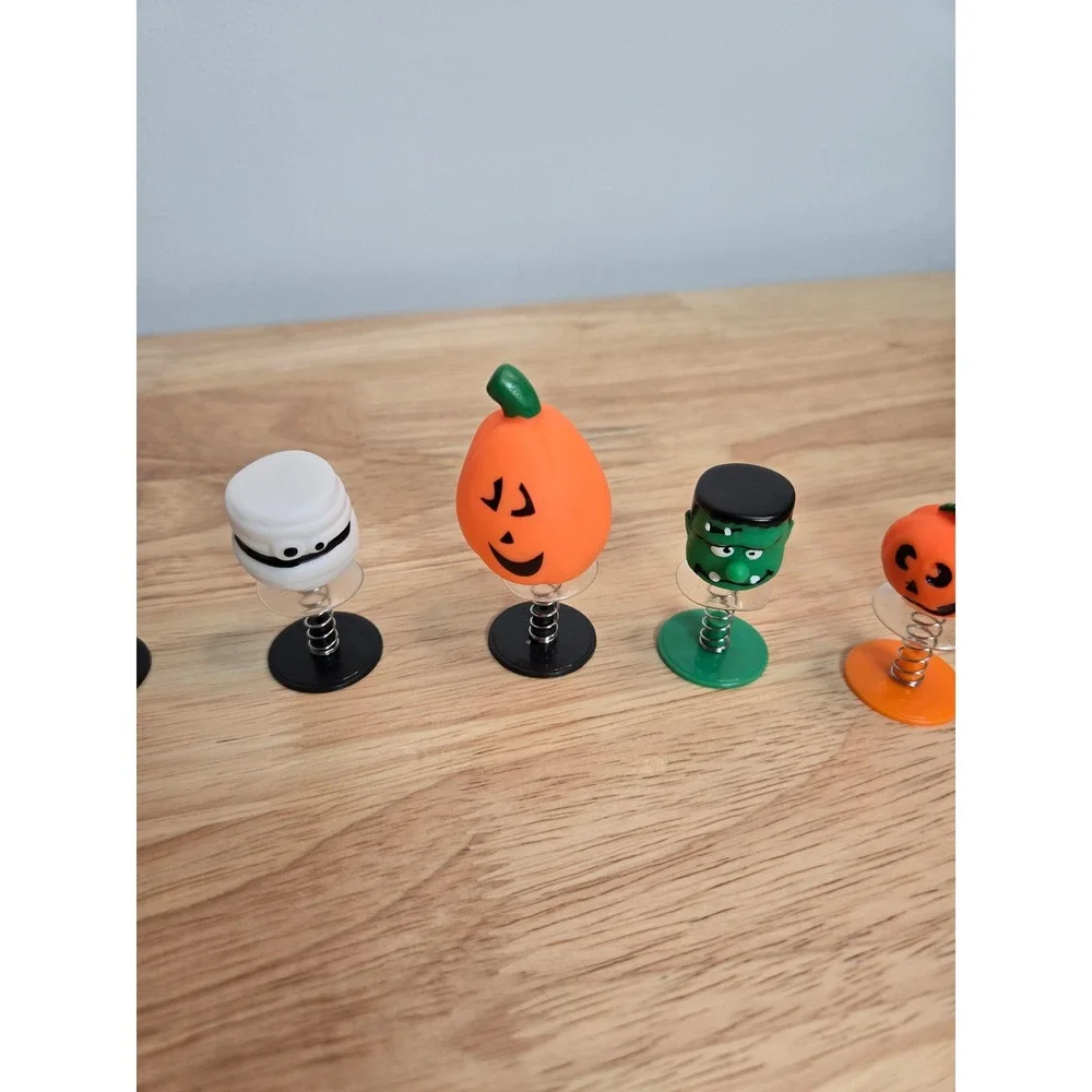 24 Pack Halloween Popper Toys Jump Up Spring Fidget Party Favors Bulk Spooky Set